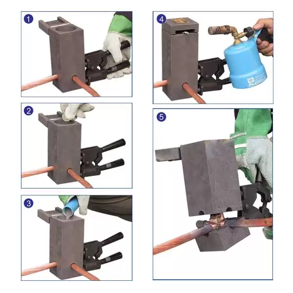 محصولات جوش احتراقی یا کدولد 4 Welding Process