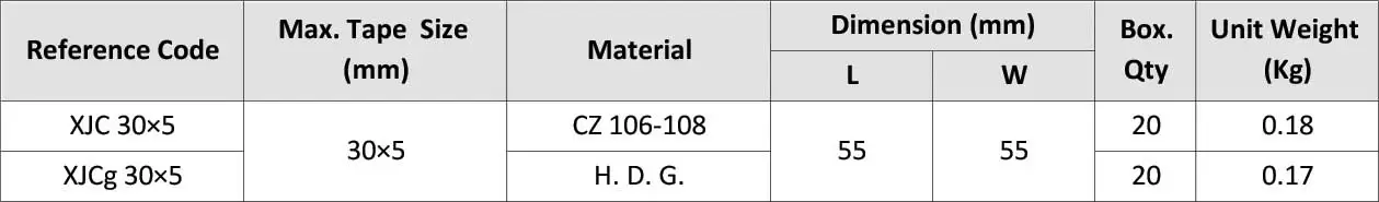 Cross Tape Clamp XJC