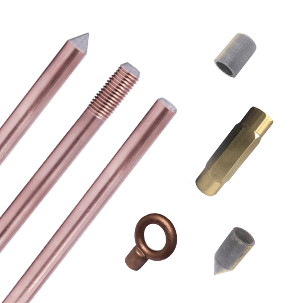 Copper Bonded Steel Ground Rod Accessories